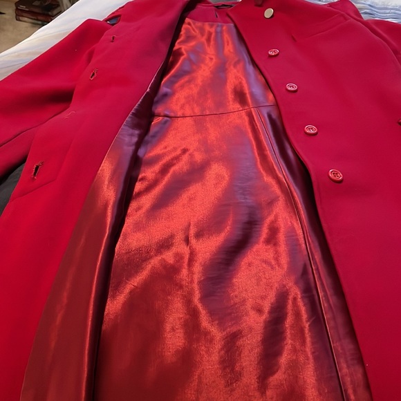 Gently worn for special occasions; Virgin Wool; 45”long;2 outer pockets - Picture 3 of 8